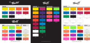 PERMASET® Trade Colour Card