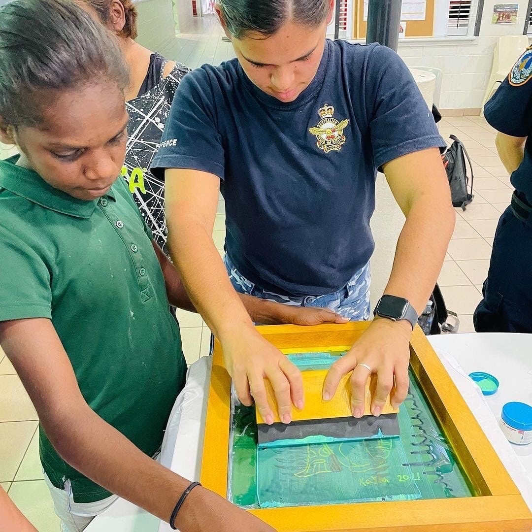 Screen Printing Classes for Katherine Students Permaset